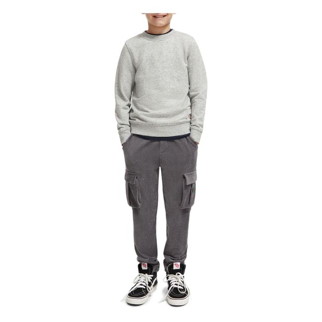 Artwork organic cotton sweatshirt | Grey
