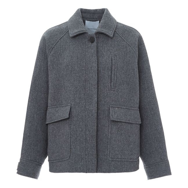 Wool Coat | Gris graphite