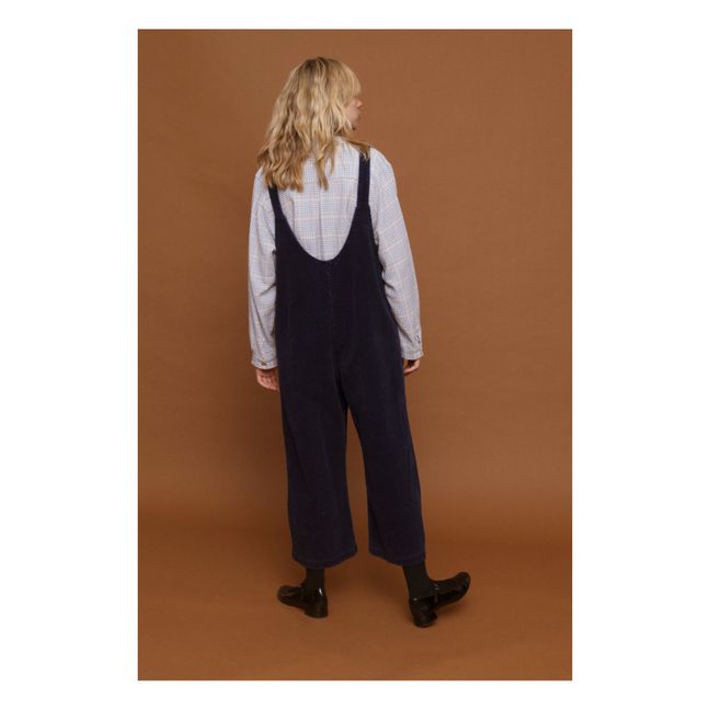 Latzhose aus Cord | Navy