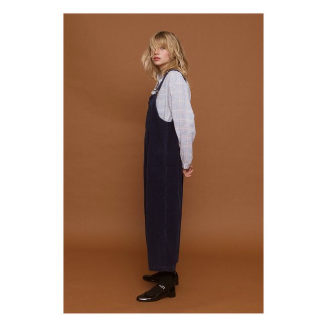 Latzhose aus Cord | Navy