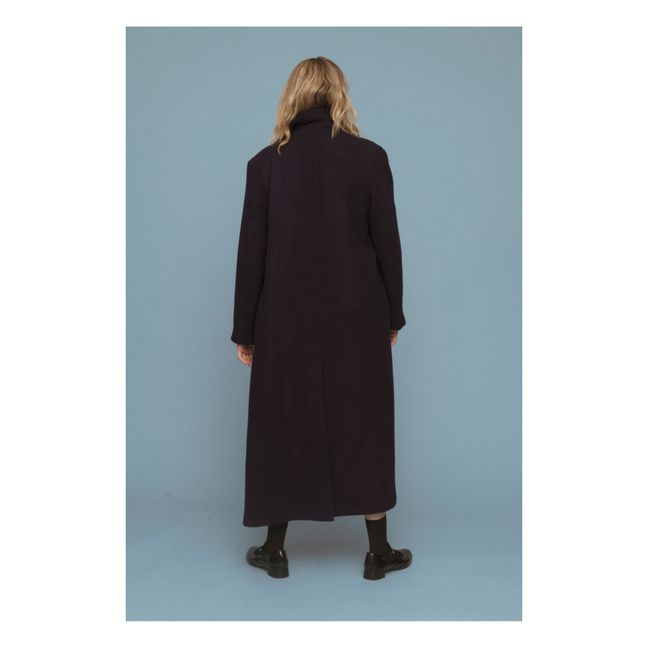 Manteau New York Laine | Bleu marine
