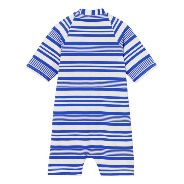 Combishort Anti-UV Rayée Matière Recyclée Malo | Blanc