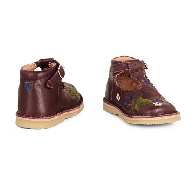 Babies T-Bar Scallop - Collection Uniqua | Prune