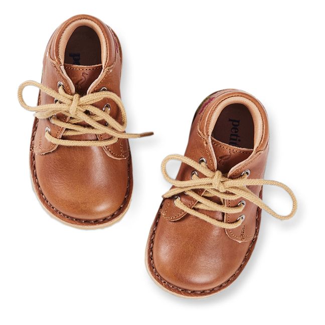 Boots Lacets Classic - Collection Uniqua | Cognac