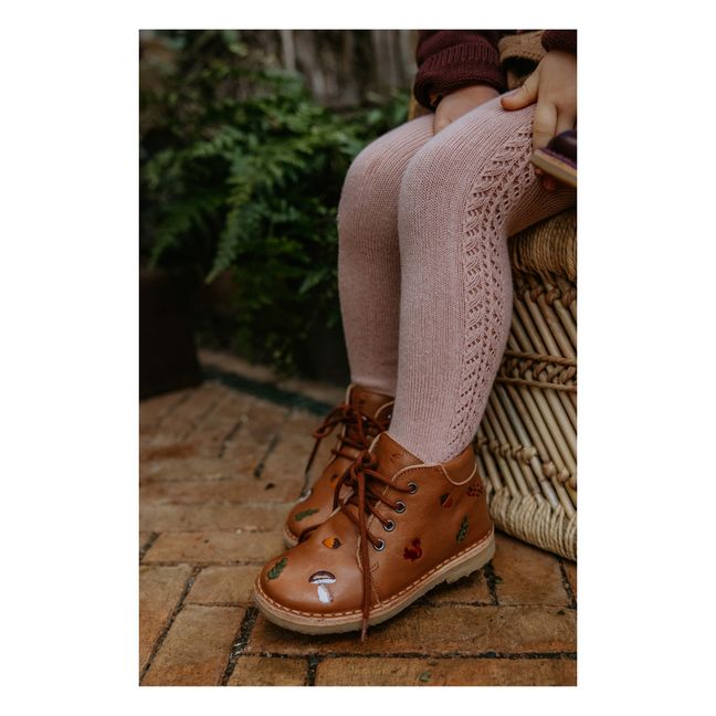 Woodland Desert Boots with laces - Uniqua Collection | Light brown