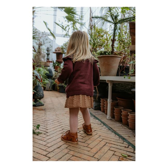 Boots Lacets Woodland Desert - Collection Uniqua | Marrone chiaro