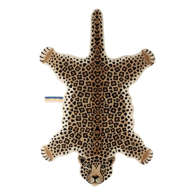 Tappeto leopardato Loony in lana