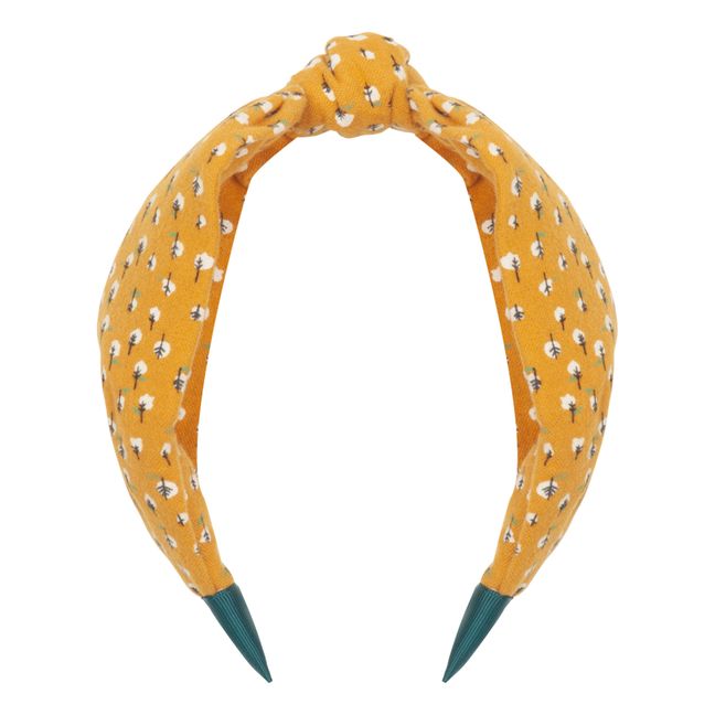 Diadema Bosque Mágico | Amarillo Mostaza
