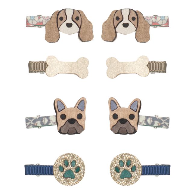 Set of 8 Mini Doggy Bars | Navy blue