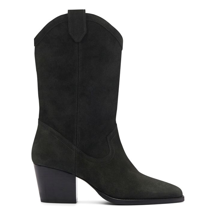 Stiefel Wildleder Nr. 706 | Dunkelgrau- Produktbild Nr. 2