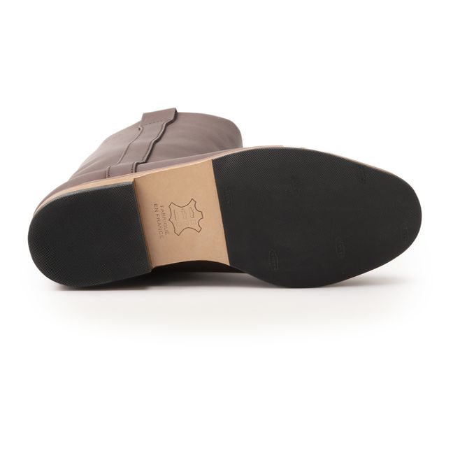 Bottes Garance Cuir Gras | Café
