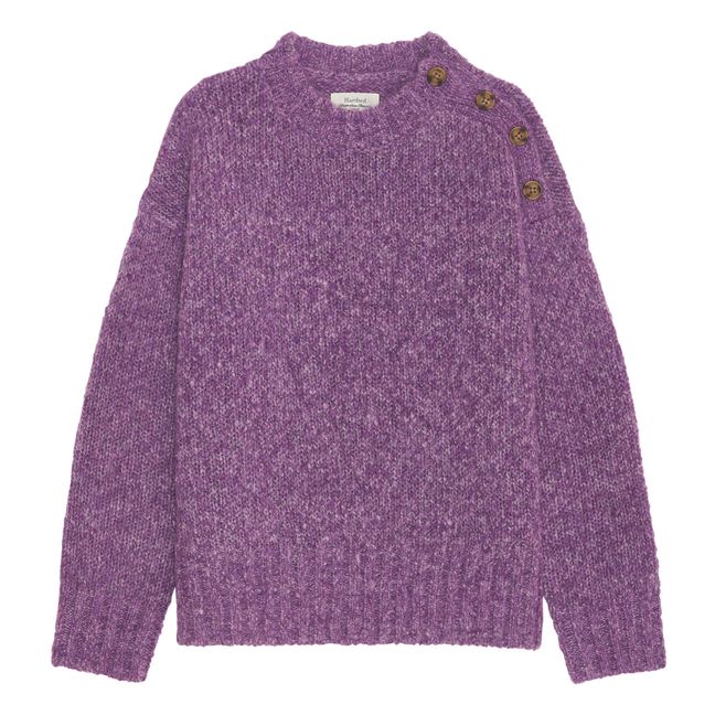 Pull Laine et Mohair Maracay | Pflaume