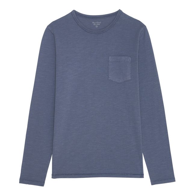 Pocket Crew T-Shirt | Petroleumblau