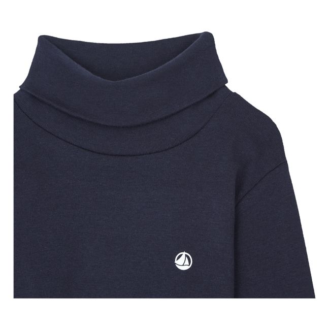 Organic cotton undershirt | Navy blue