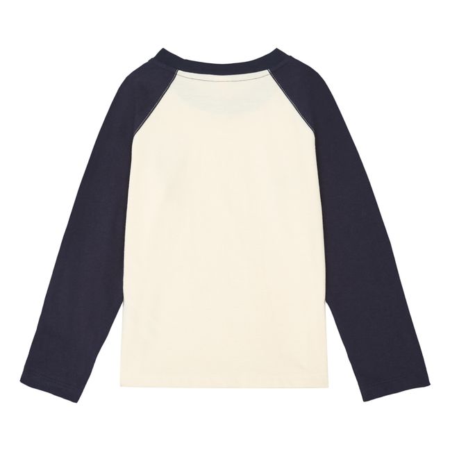 T-Shirt Manches Raglan | Azul Marino