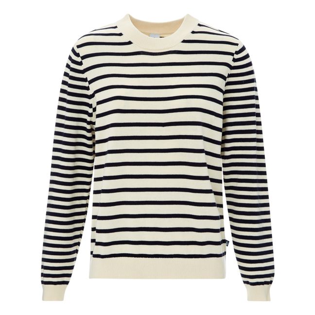Pull Marinière - Collection Femme  | Ecru
