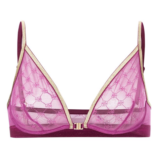 Soutien-Gorge Jackie Dentelle  | Rouge framboise