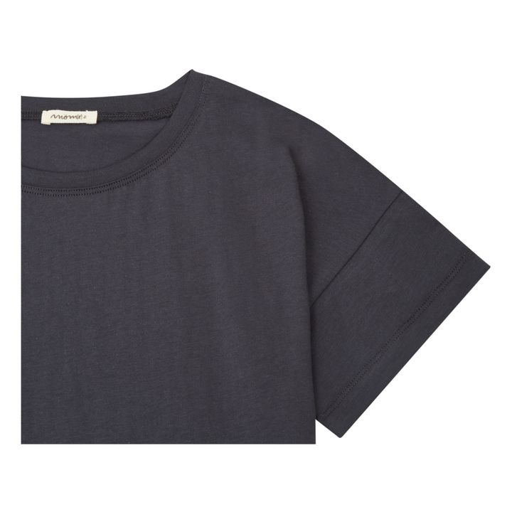 T-Shirt Coton Bio Romeu | Gris anthracite- Image produit n°2