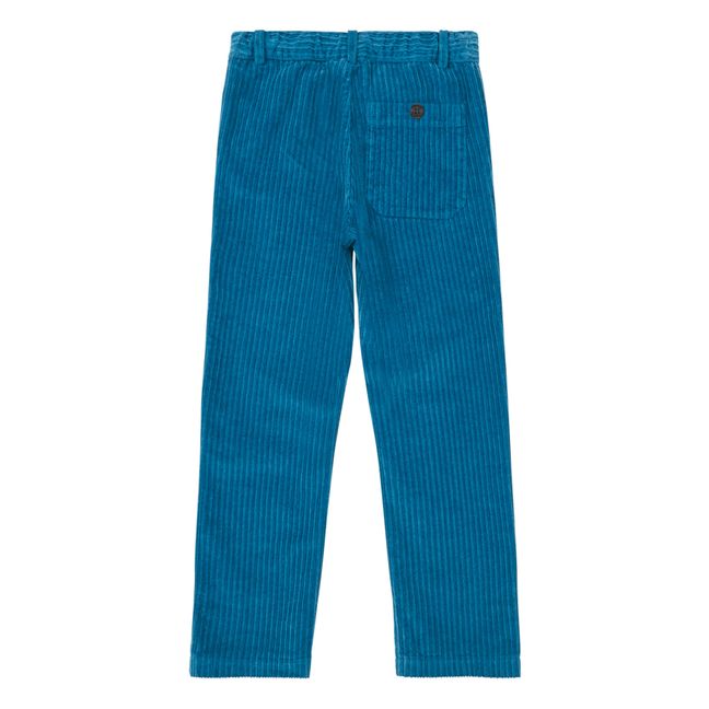 Hose Cord mit Taschen | Blau