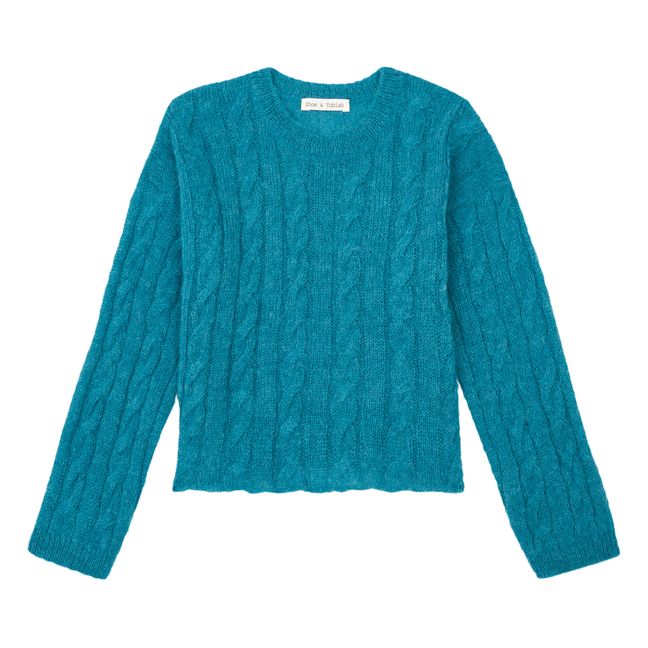 Pullover Wolle | Blau