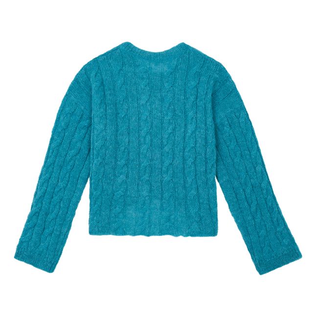 Pullover Wolle | Blau