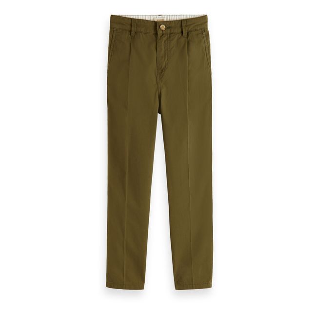 Pantalon Loose Chino  | Verde militare