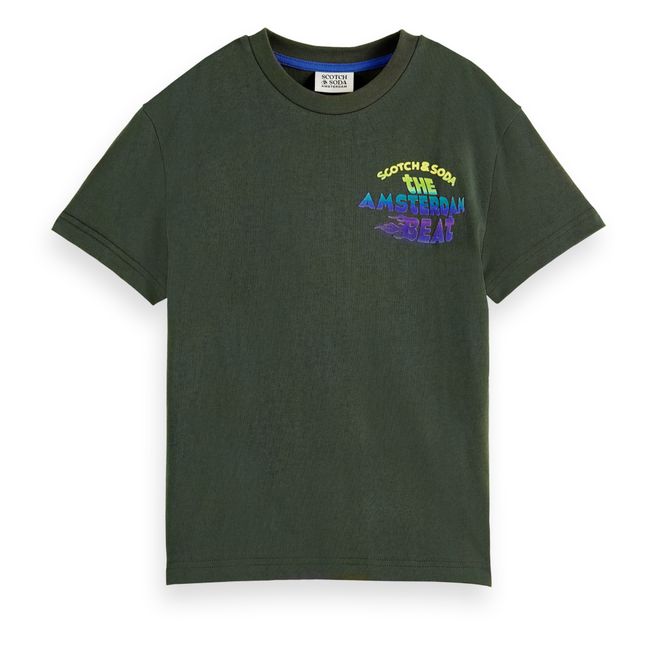 Artwork Organic Cotton T-Shirt | Green