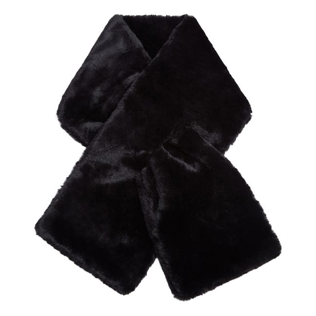 Echarpe Bambi Façon Fourrure | Noir