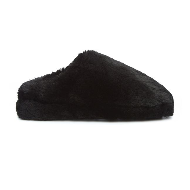 Chaussons Misha Façon Fourrure | Nero