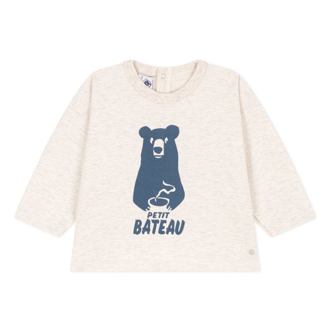 T-Shirt Jersey Ours | Grau Meliert