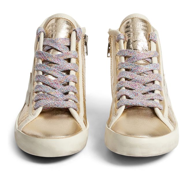 Bonpoint x Golden Goose - High-Top Laces Sneakers | Gold