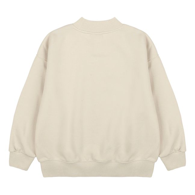 Sweatshirt Brille | Beige