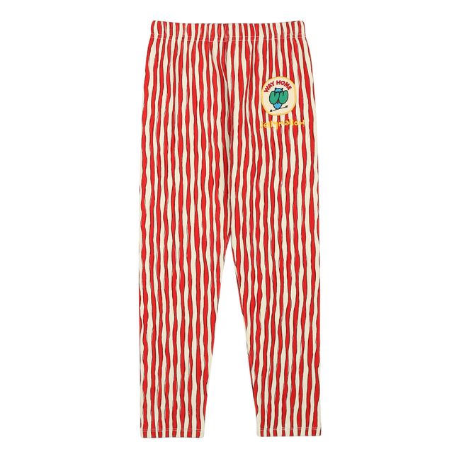 Wave Leggings | Rot