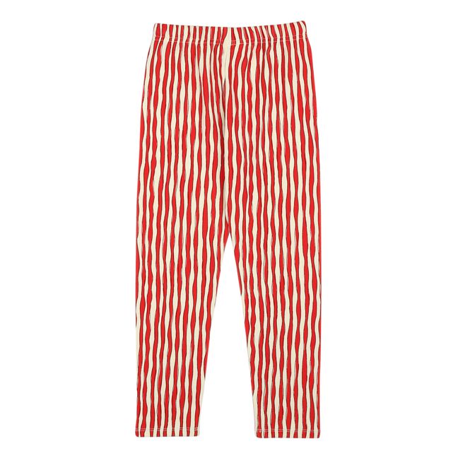 Wave Leggings | Rot