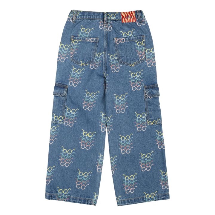 Occhiali di jeans | Blu- Immagine del prodotto n°1