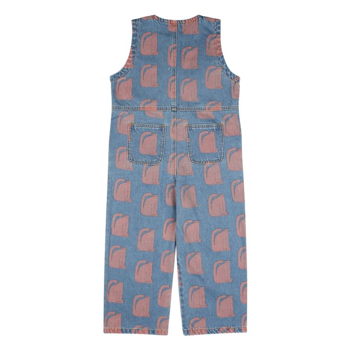 Jelly Mallow Cat overalls Blue Smallable