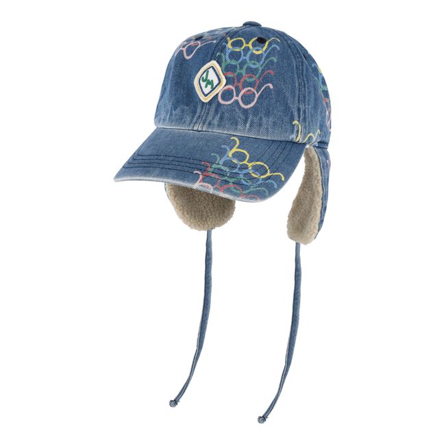 Mütze Chapka Brille | Blau