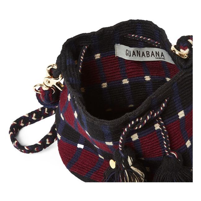 Medium Bag + Handles Shanghai Design | Bordeaux