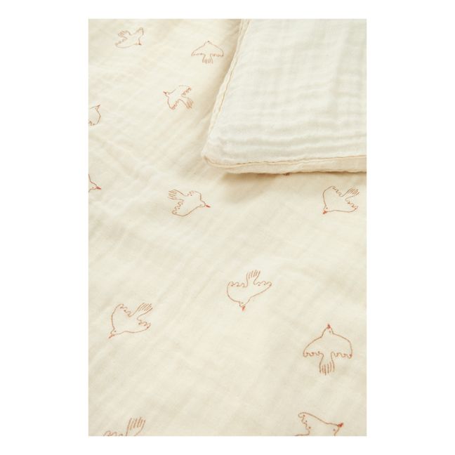 Parure de lit Wabi-Sabi Hoshi Birds | Beige