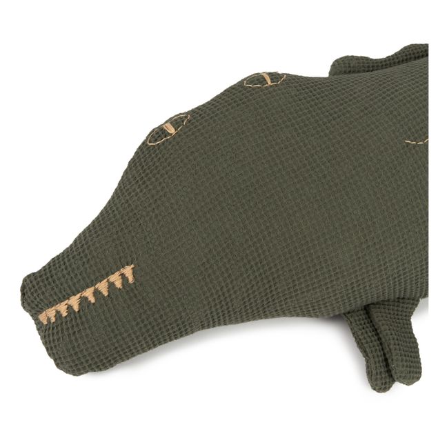 Coussin Crocodile | Vert