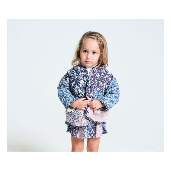 Veste Matelassée Patchwork Devon | Bleu