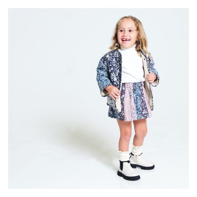 Veste Matelassée Patchwork Devon | Bleu