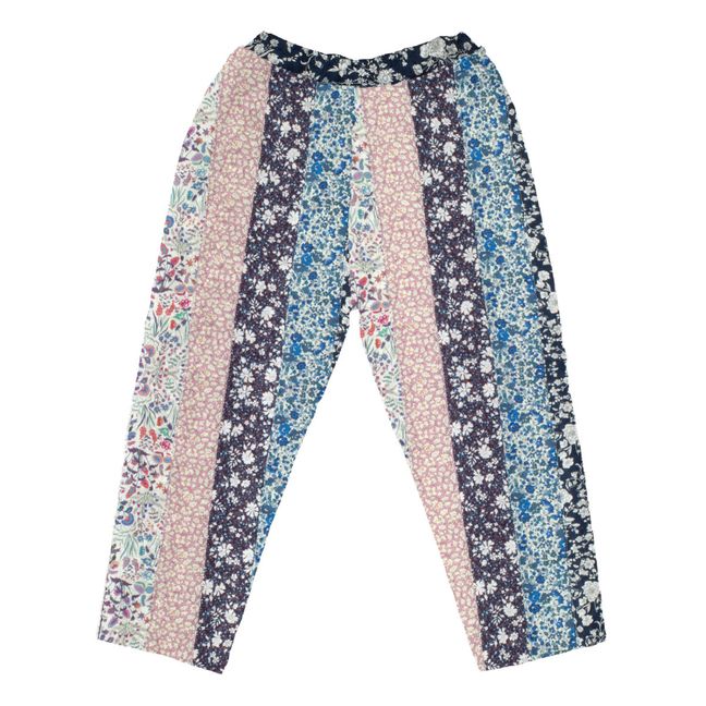 Pantalon Matelassé Patchwork Bingley | Bleu