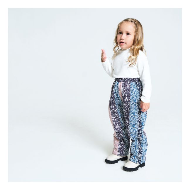 Pantalon Matelassé Patchwork Bingley | Bleu