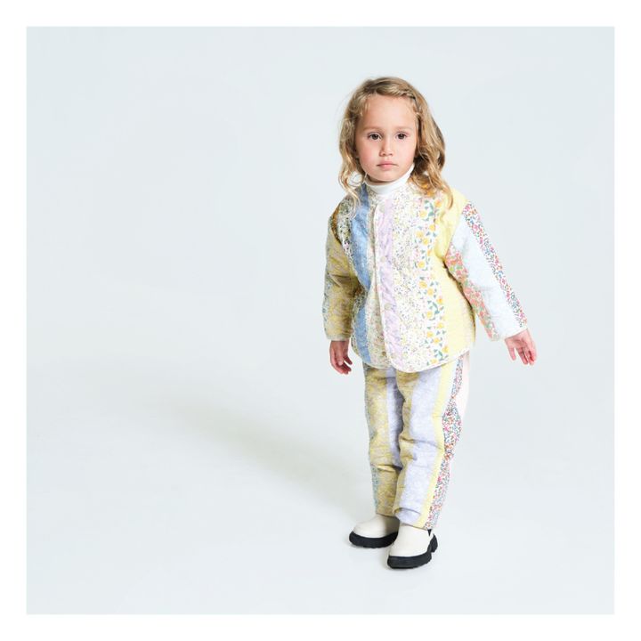 Chaqueta acolchada Bingley Patchwork | Amarillo- Imagen del producto n°3