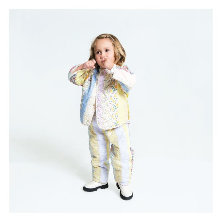 Chaqueta acolchada Bingley Patchwork | Amarillo- Imagen del producto n°4
