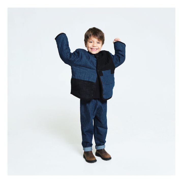 Skye Quilted Jacket | Blue- Product image n°1
