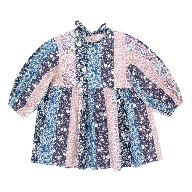 Robe Patchwork Sarah | Bleu
