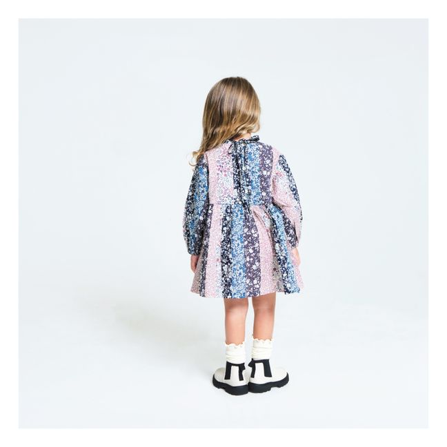 Robe Patchwork Sarah | Bleu