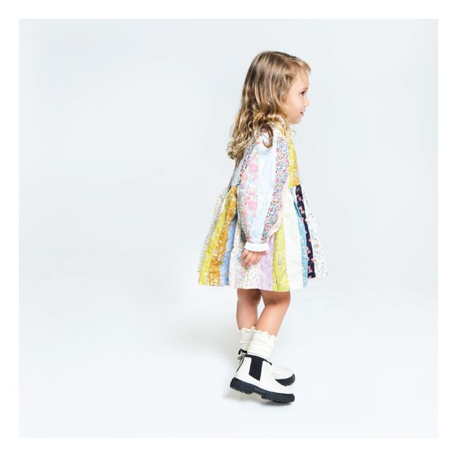 Robe Patchwork Sarah | Jaune